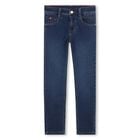 Boys Navy Blue Denim Jeans, 1, hi-res