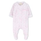 Baby Girls White & Pink Toile de Jouy Babygrow Gift Set, 1, hi-res