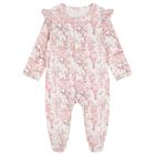 Baby Girls White & Pink Africa Babygrow Gift Set  , 1, hi-res