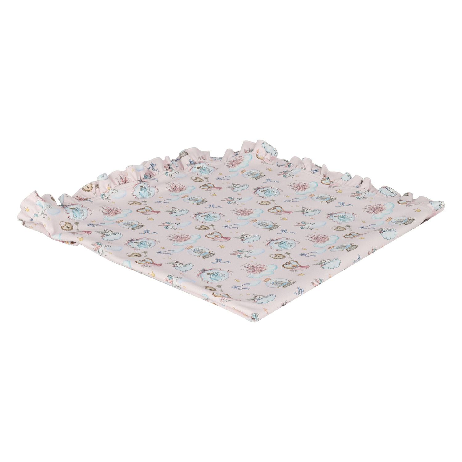 Baby Girls Pink Princess Blanket, 1, hi-res