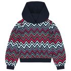 Girls Multi-Coloured Zig Zag Tracksuit, 1, hi-res