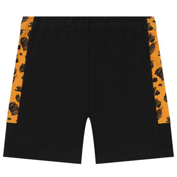 Boys Black Logo Shorts