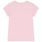 Girls Pink Polo Bear T-Shirt, 1, hi-res