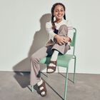 Brown Buckled Sandals, 1, hi-res