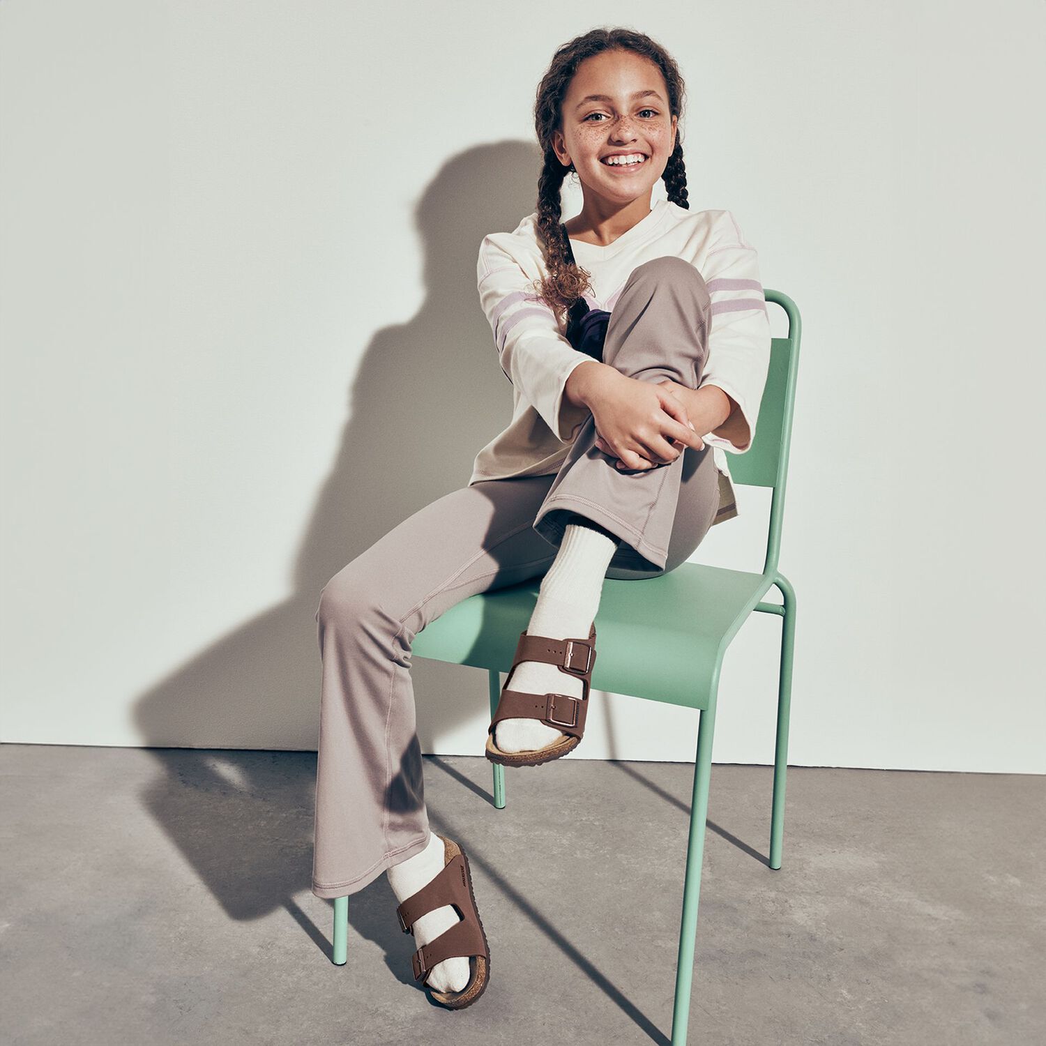 Brown Buckled Sandals, 1, hi-res