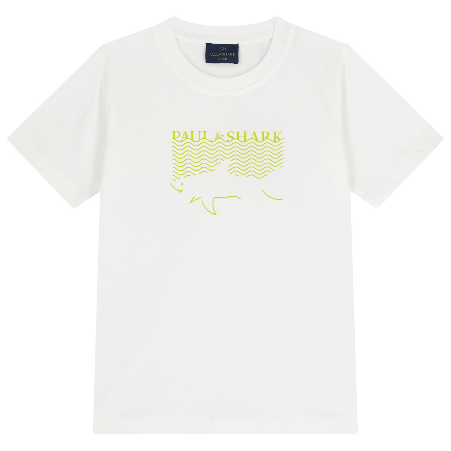 Boys White Logo T-Shirt, 1, hi-res