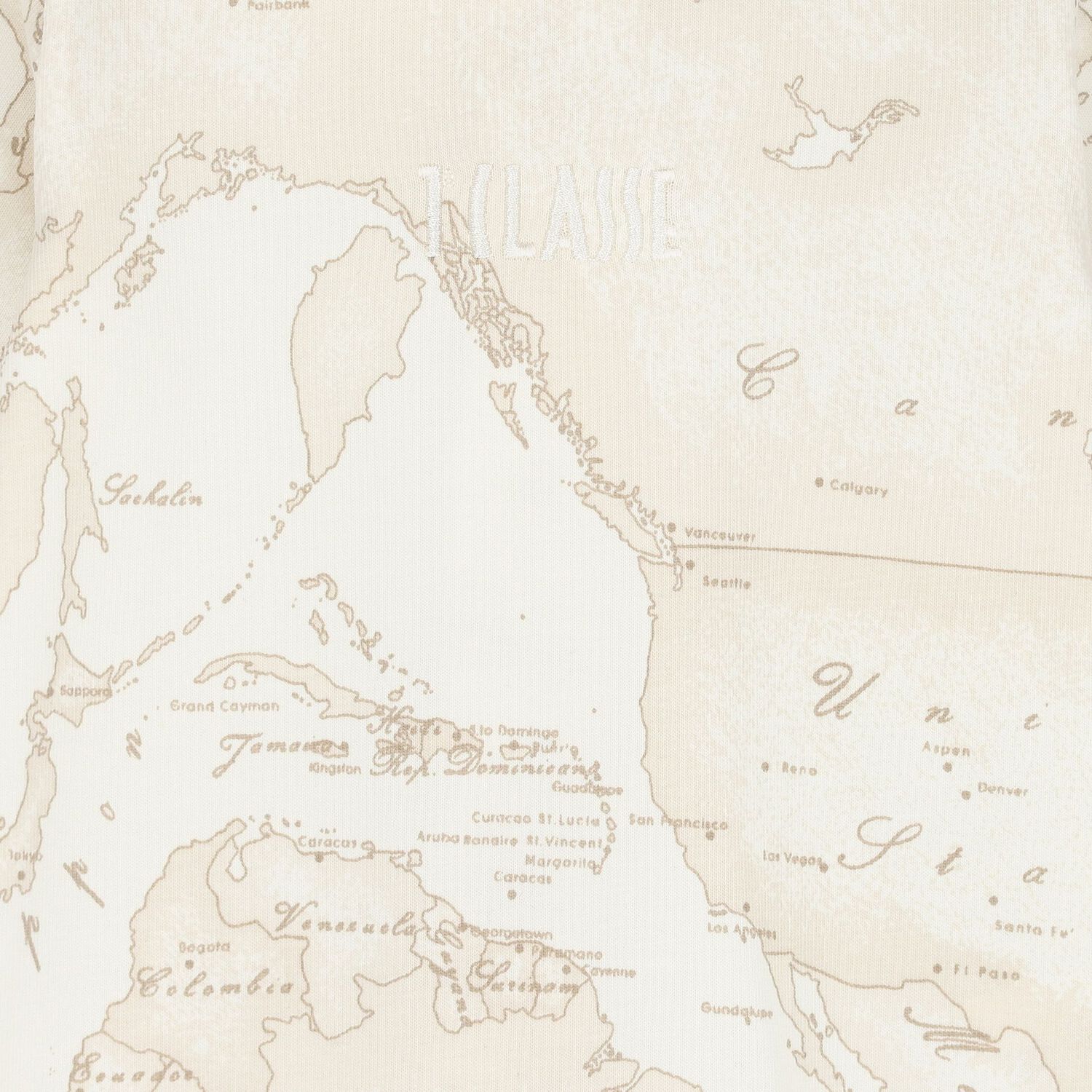 Ivory & Beige Geo Map Babygrow Gift Set, 4, hi-res image number null