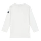 Boys White Logo T-shirt, 1, hi-res