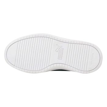 White & Black Rickie Velcro Trainers