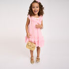 Girls Pink Tulle Dress, 1, hi-res
