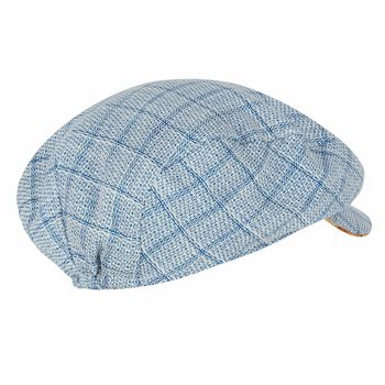 Baby Boys Blue Geo Map Cap