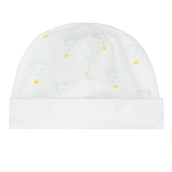 White Logo Baby Hat