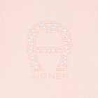 Girls Pink Embellished Logo T-Shirt, 2, hi-res