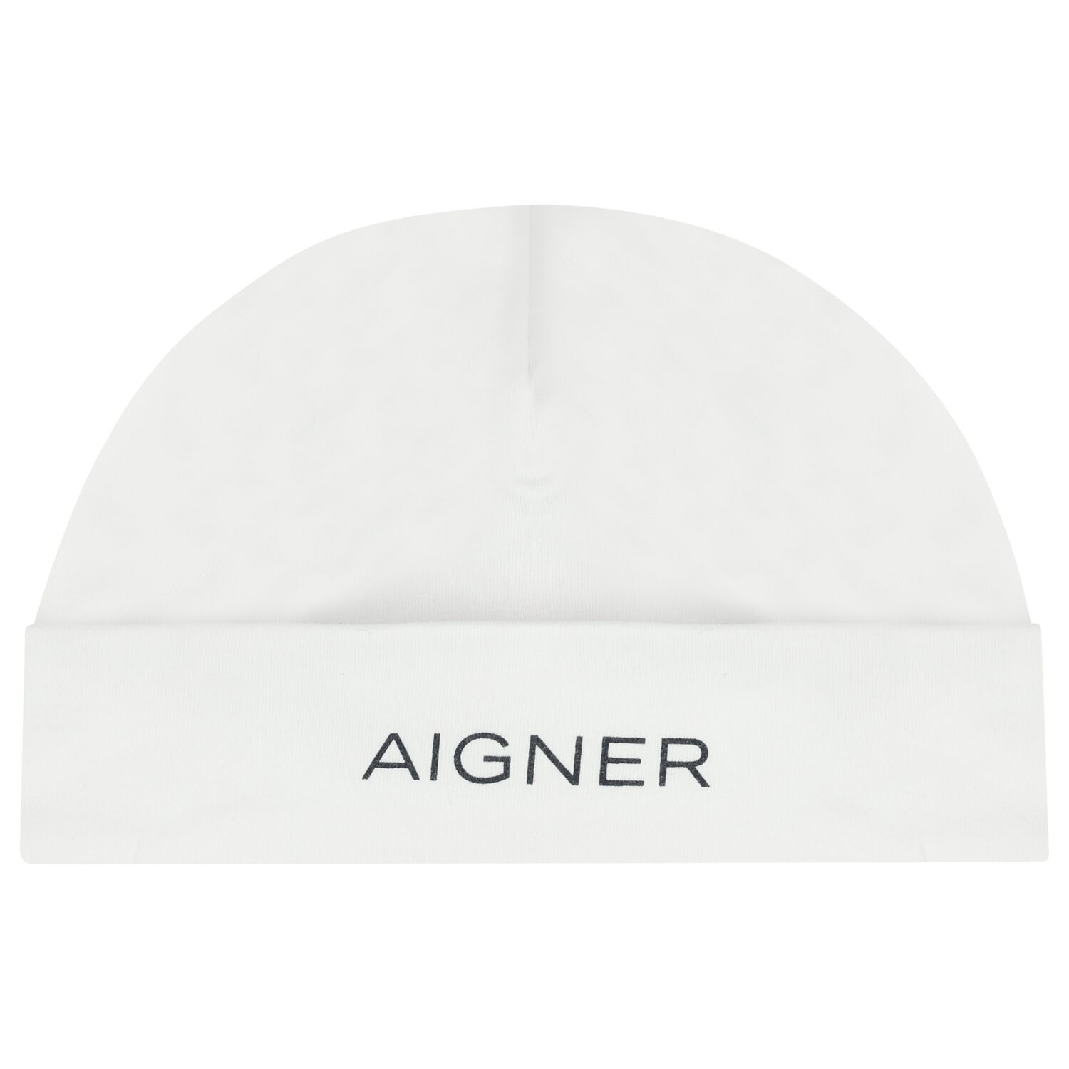 White Logo Baby Hat, 1, hi-res