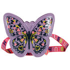 Girls Purple Butterfly Shoulder Bag, 1, hi-res