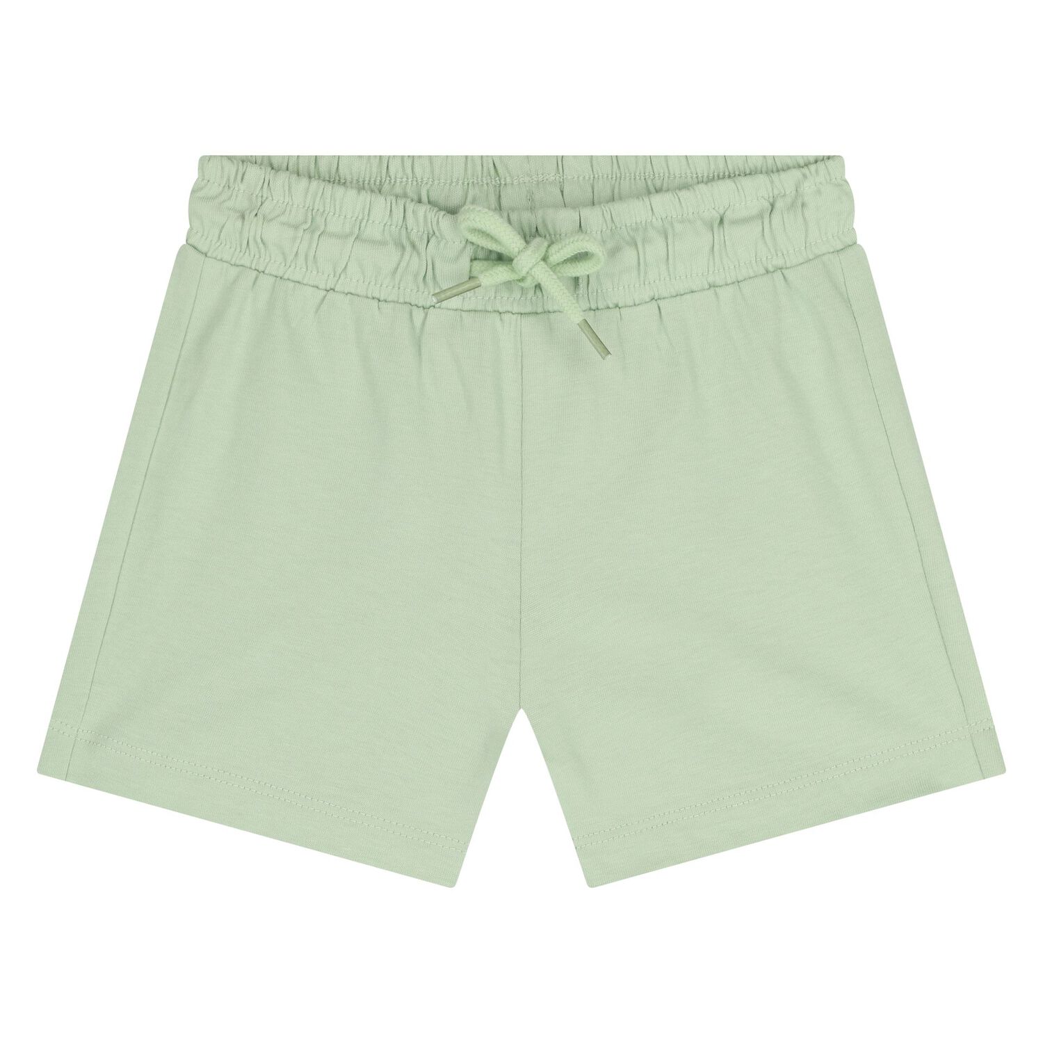 Younger Boys Beige, Ivory & Green Shorts Set, 3, hi-res