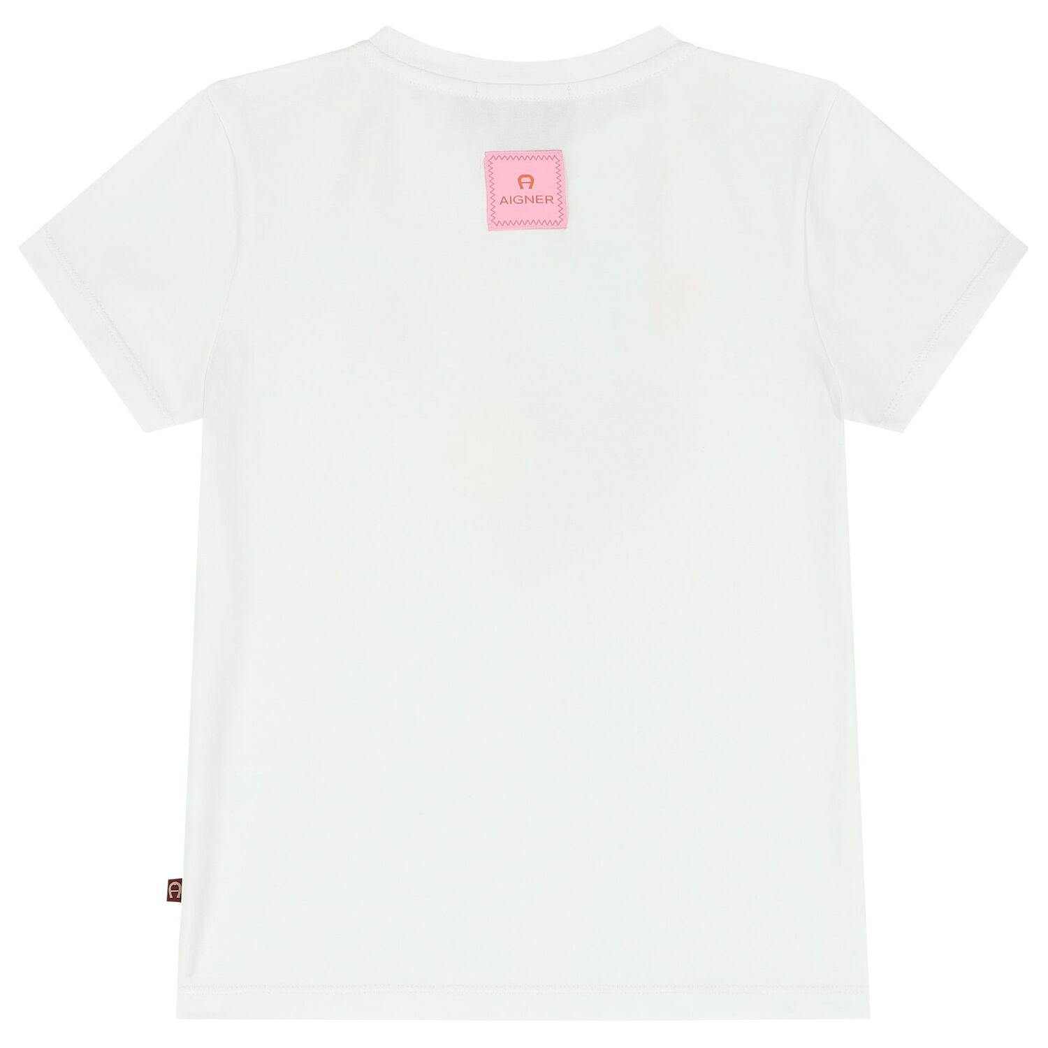 Girls White Logo Hearts T-Shirt, 1, hi-res image number null