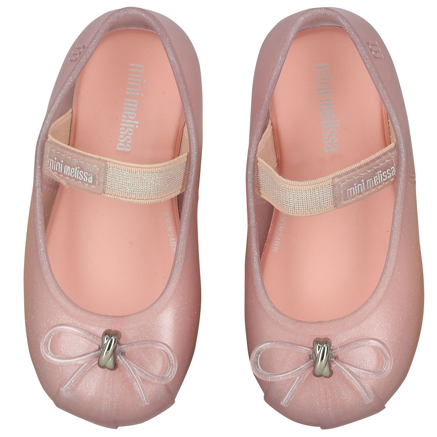 Girls Pink Bow Shoes, 2, hi-res