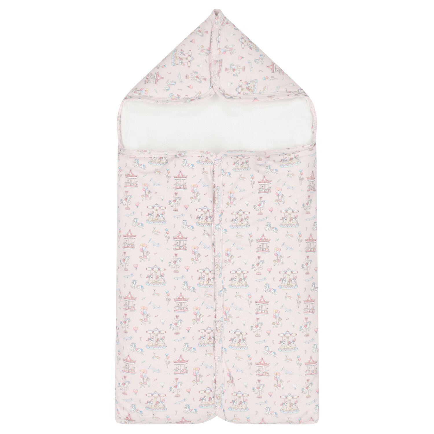 Baby Girls Pink Carousel Nest, 1, hi-res