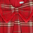 Younger Girls Red Tartan Dress, 1, hi-res