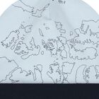 Baby Boys Navy Blue & Blue Geo Map Hat, 1, hi-res