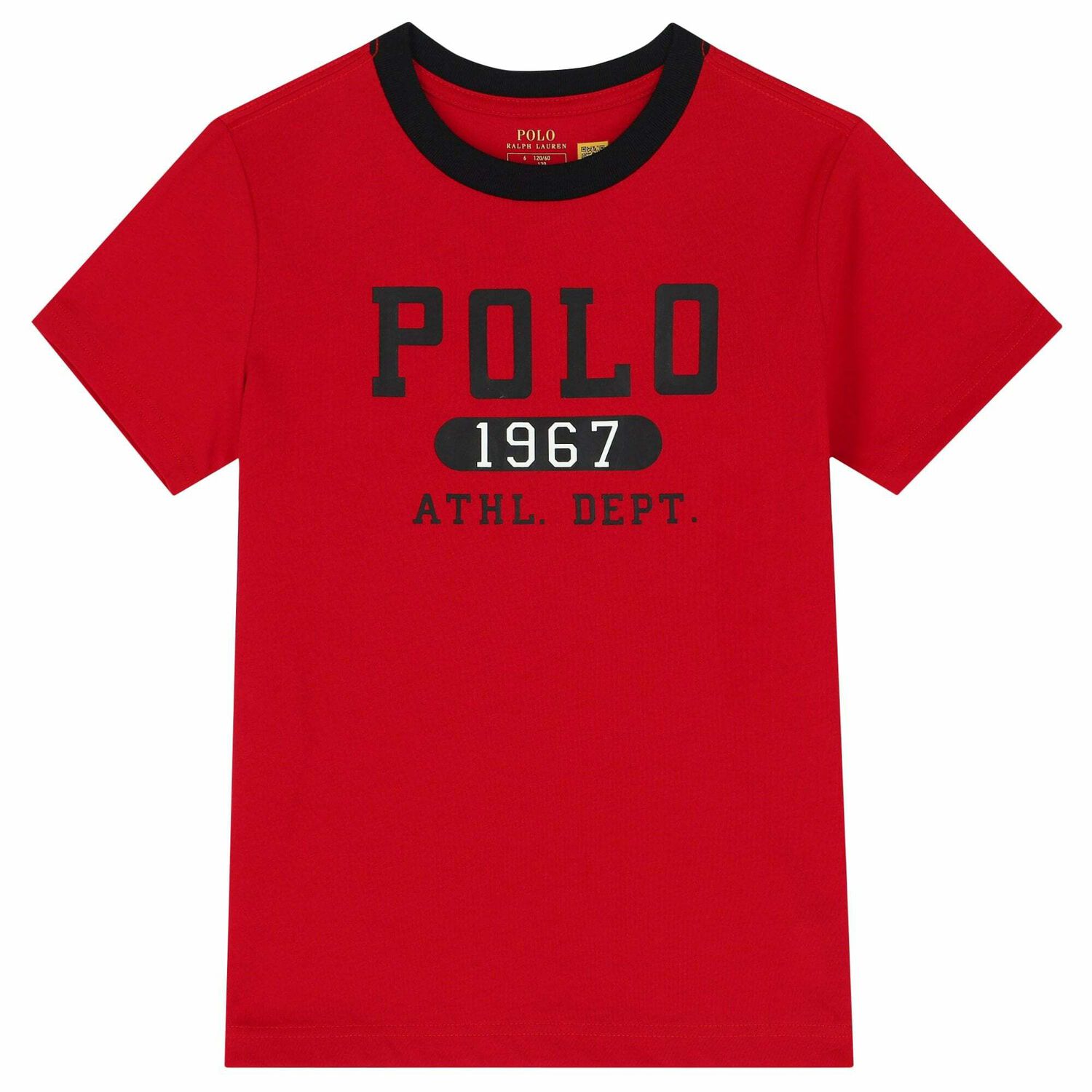 Boys Red Logo T-Shirt, 2, hi-res image number null