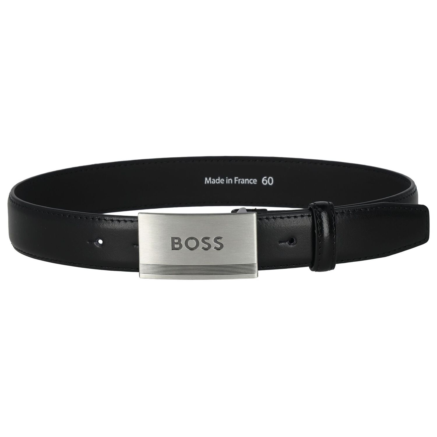 Boys Black Logo Belt , 1, hi-res