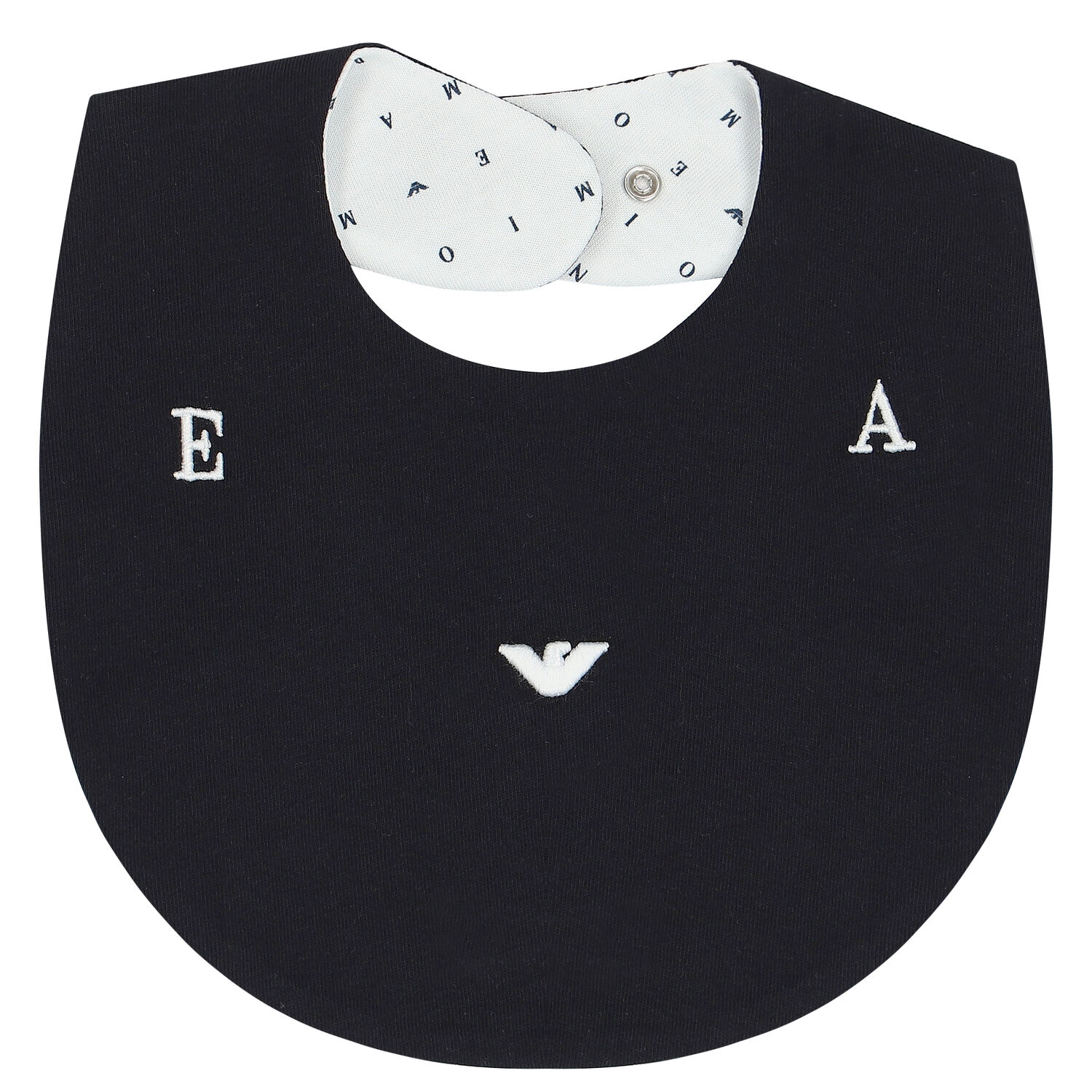 Baby Boys Navy Blue Logo Bib Set, 1, hi-res
