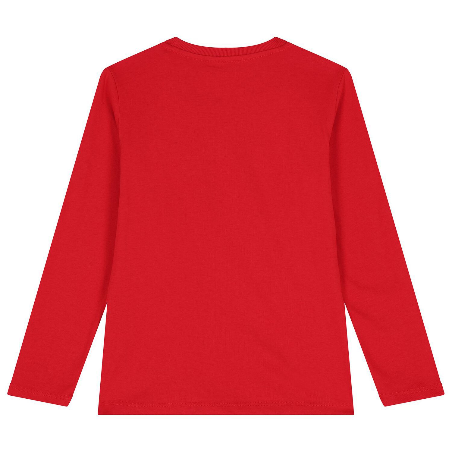 Boys Red Teddy Bear Long Sleeve Top, 2, hi-res image number null