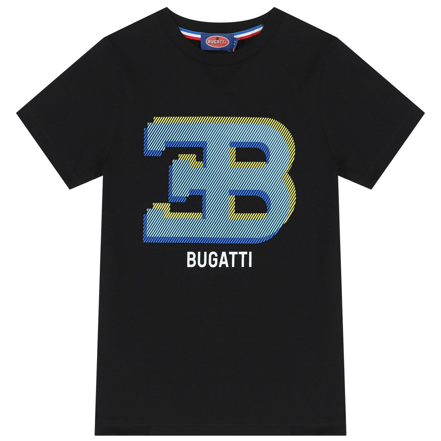 Boys Black Logo T-Shirt, 1, hi-res