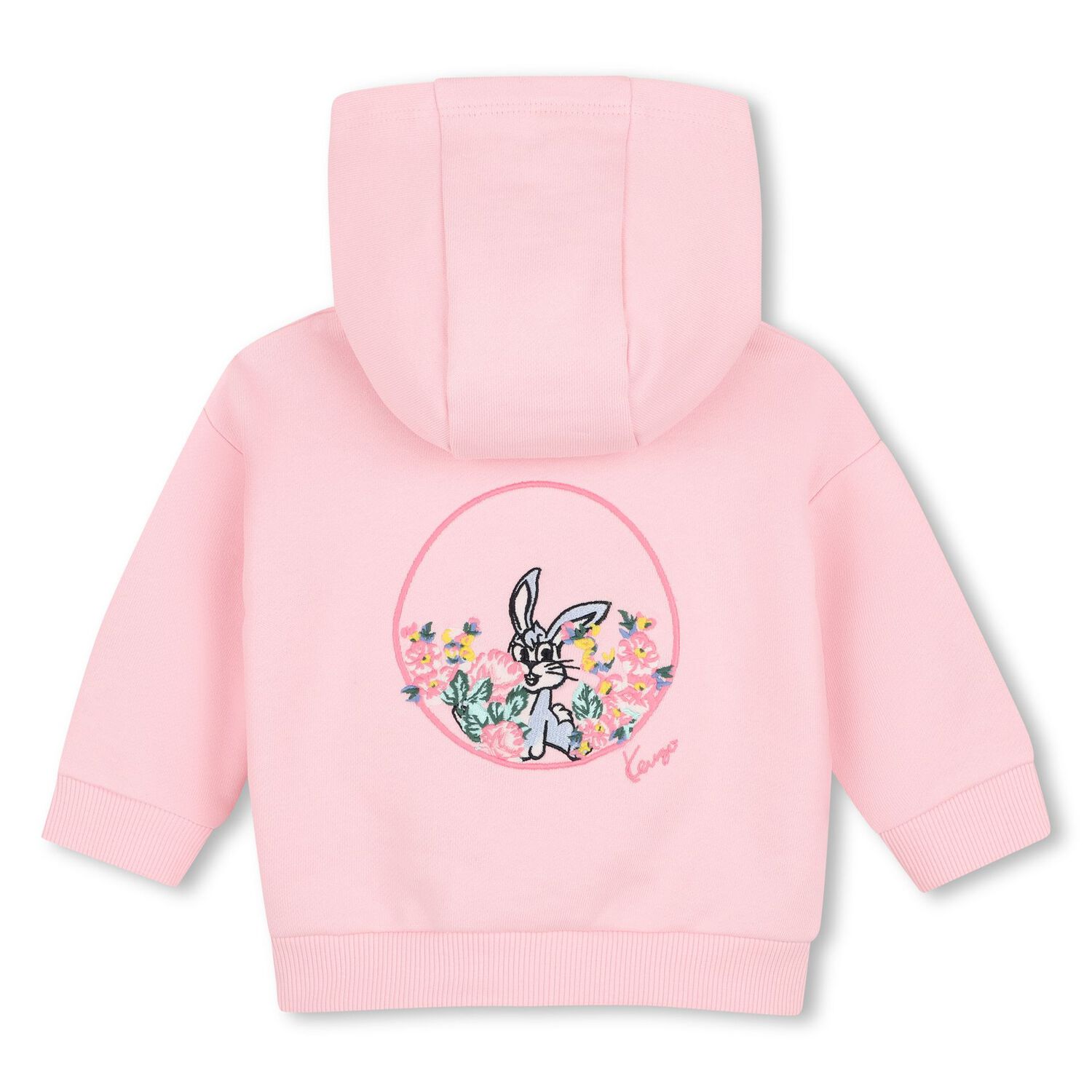 Younger Girls Pink Bunny Logo Tracksuit, 1, hi-res