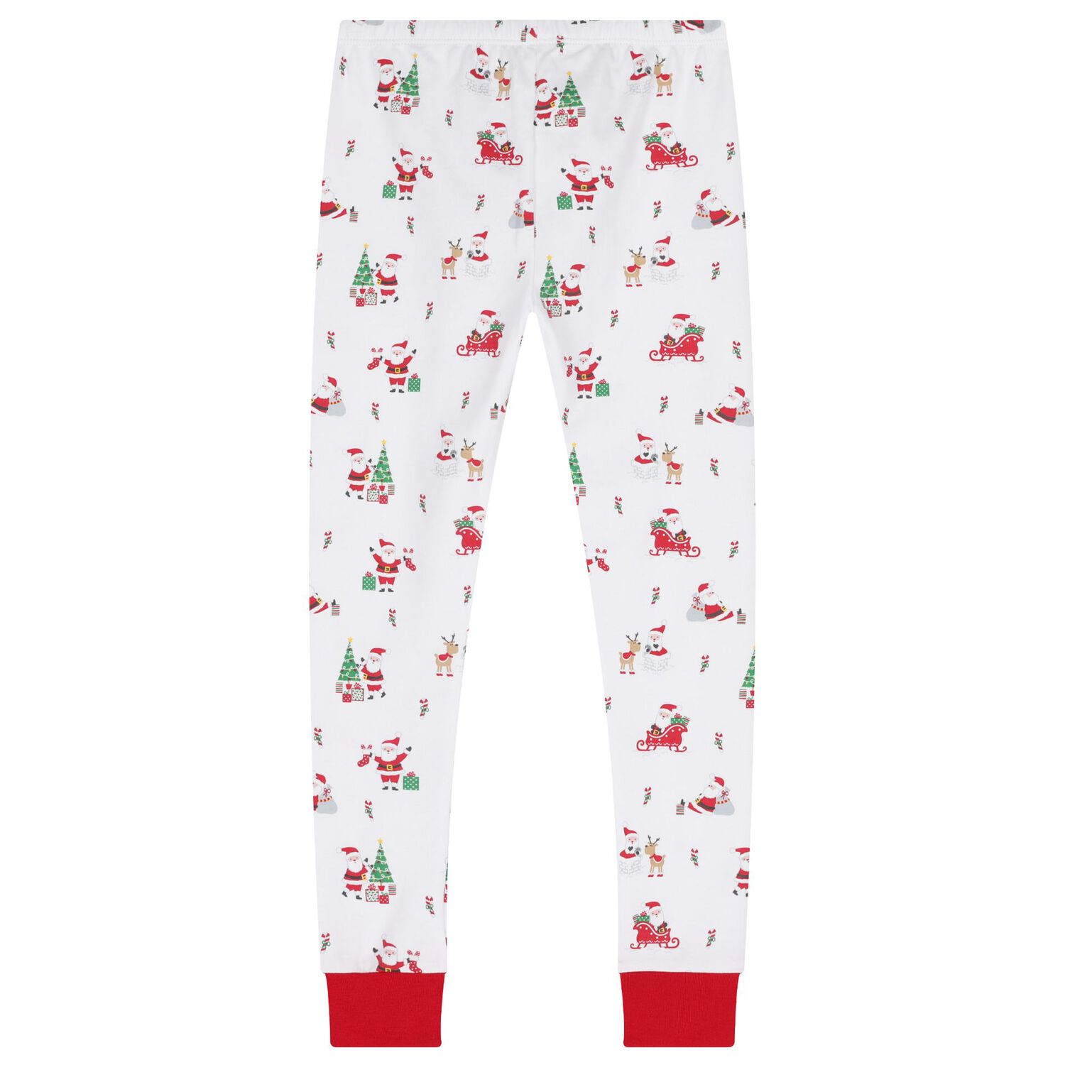 White & Red Christmas Pyjamas, 1, hi-res image number null