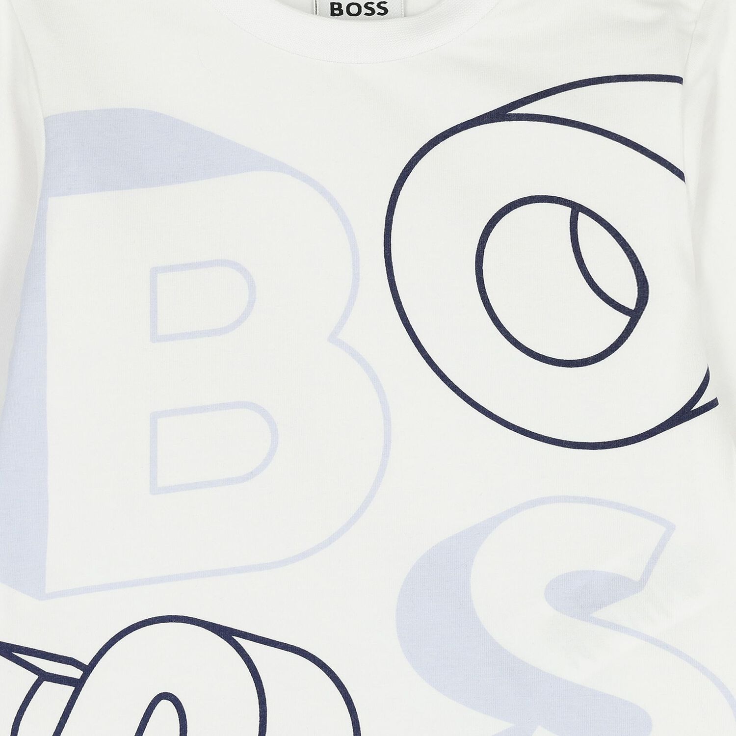 Baby Boys Navy Blue & White Logo Tracksuit Set, 2, hi-res