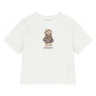 Younger White Thomas Bear Logo T-Shirt, 1, hi-res