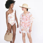 Girls Ivory Ribbon Swimsuit, 1, hi-res