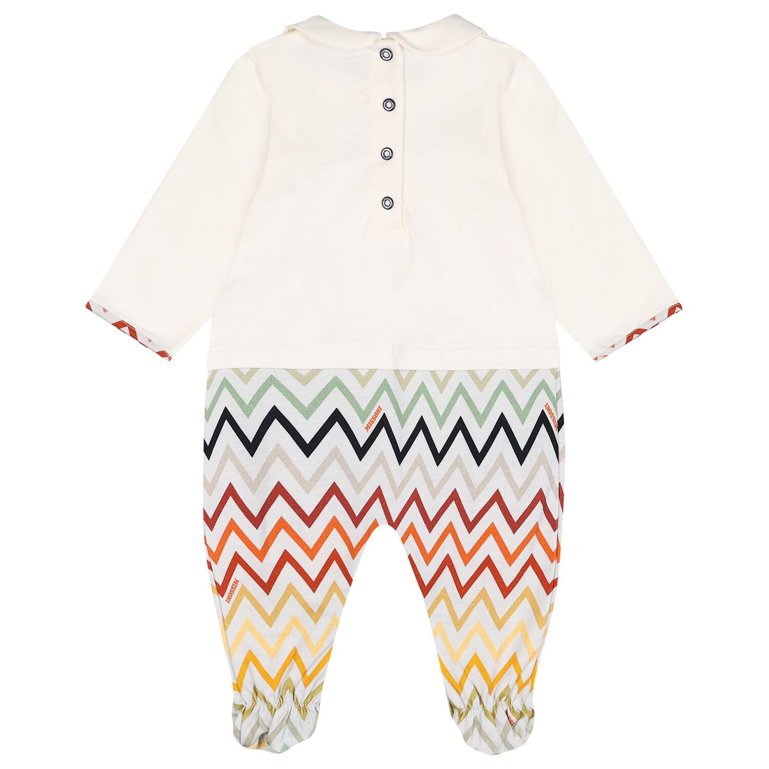 Ivory Logo Zig Zag Babygrow Gift Set , 1, hi-res