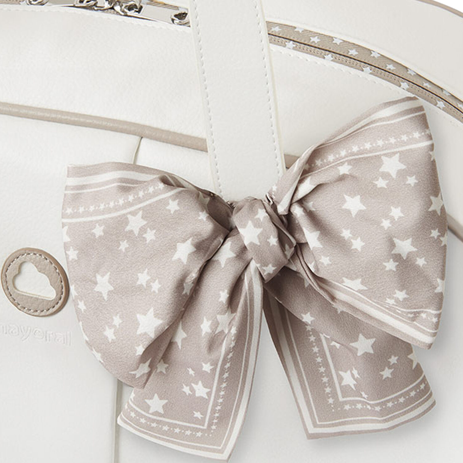 White Logo Baby Changing Bag, 1, hi-res