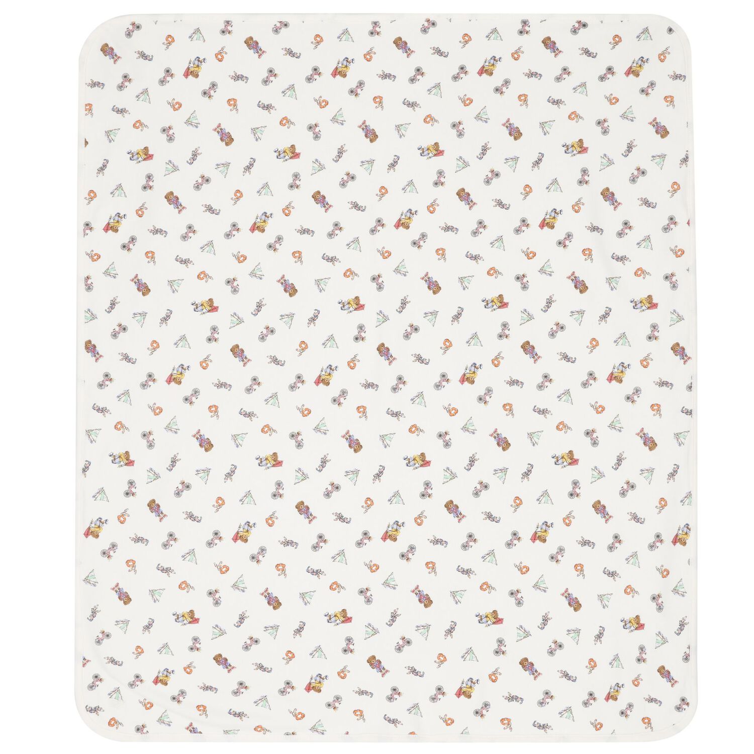 Baby Girls White Cotton Playful Bear Gift Set, 1, hi-res