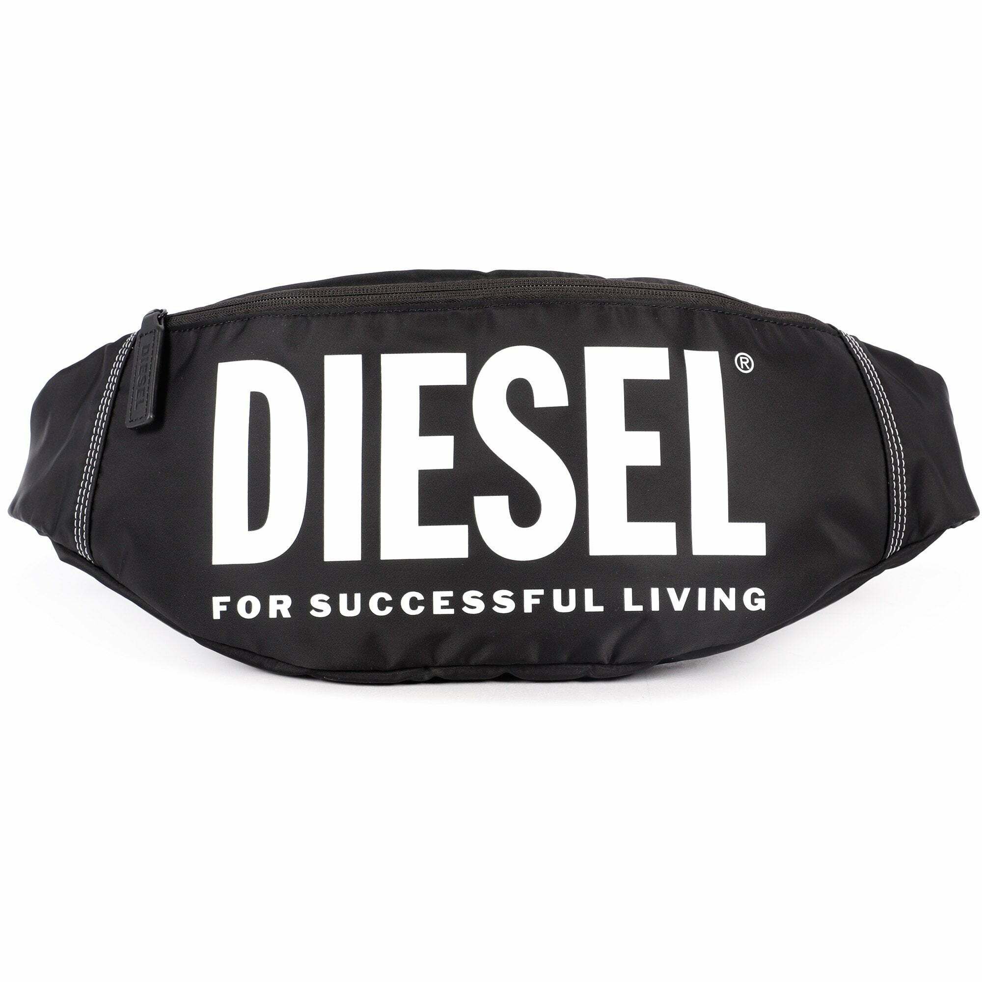 Diesel Boys Black Logo Belt Bag Junior Couture UK