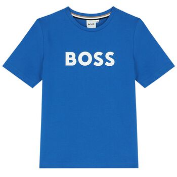 Boys Blue Logo T-Shirt