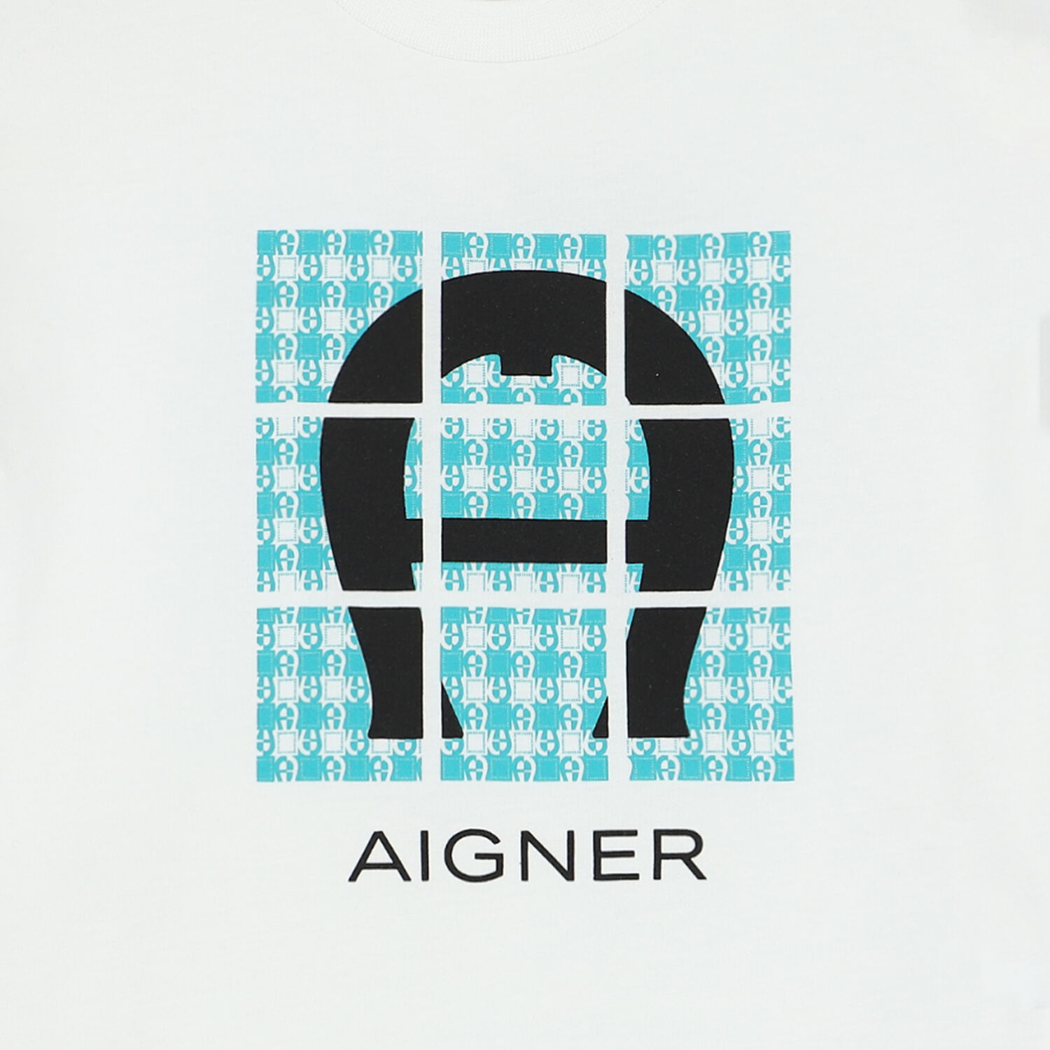 Younger Boys White Logo T-Shirt, 1, hi-res image number null