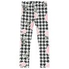 Girls Ivory & Black Houndstooth Leggings Set, 1, hi-res