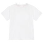 Boys White Logo T-Shirt, 2, hi-res