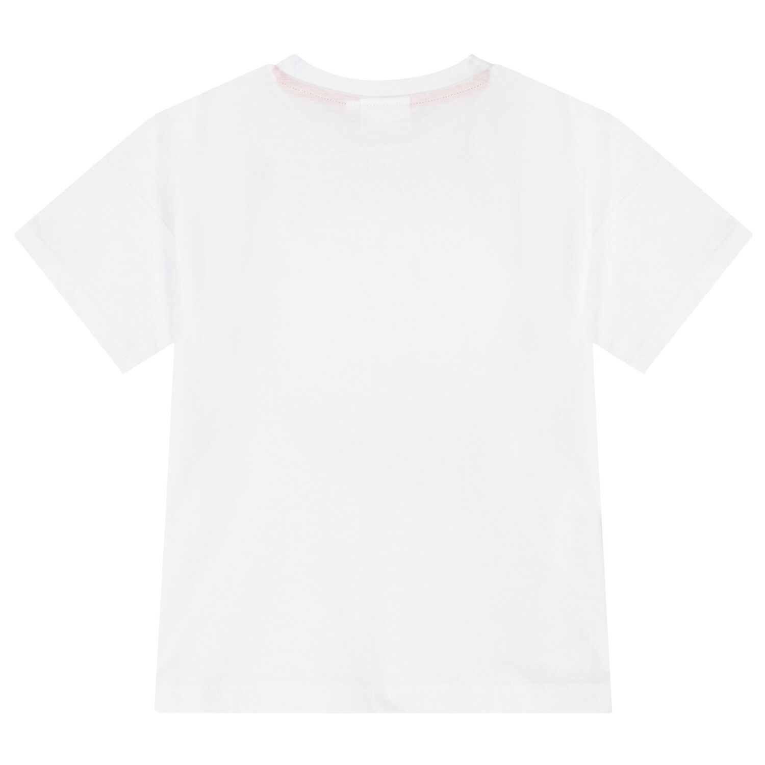 Boys White Logo T-Shirt, 2, hi-res image number null