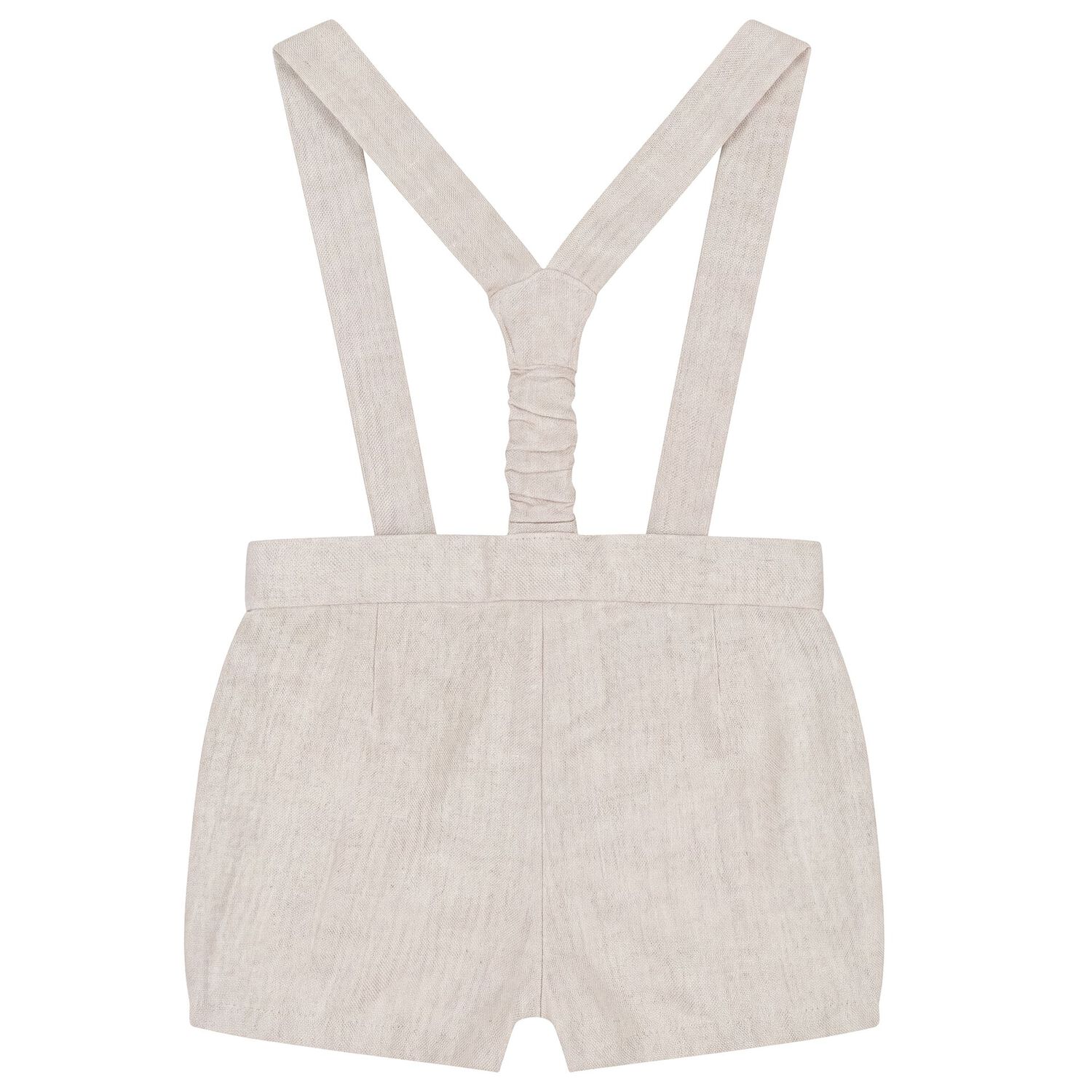 Baby Boys Ivory & Beige Shorts Set , 2, hi-res