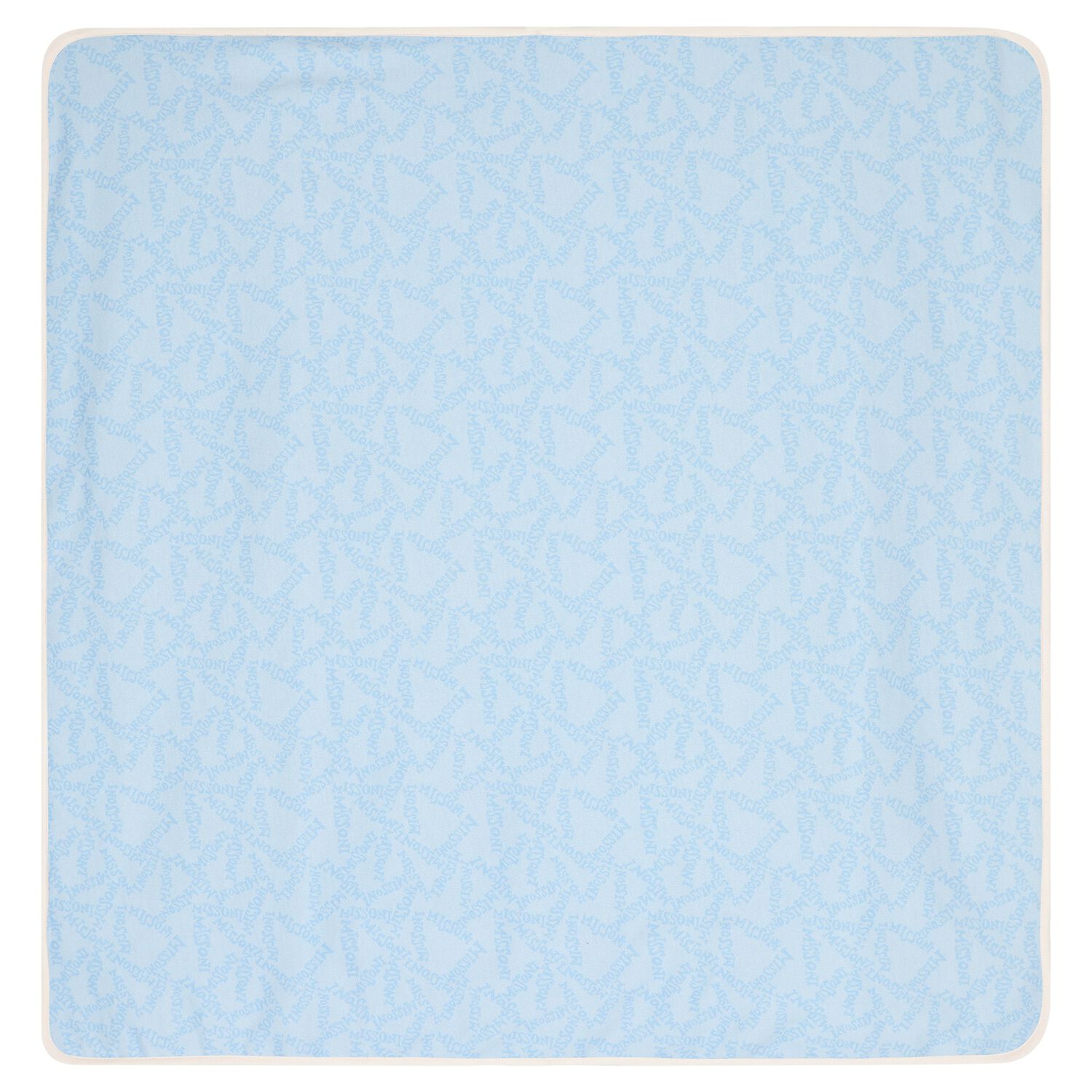Baby Boys Blue Logo Blanket, 2, hi-res