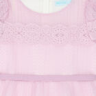 Girls Purple Pleated Tulle Dress, 1, hi-res