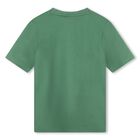 Boys Green Logo T-Shirt, 4, hi-res
