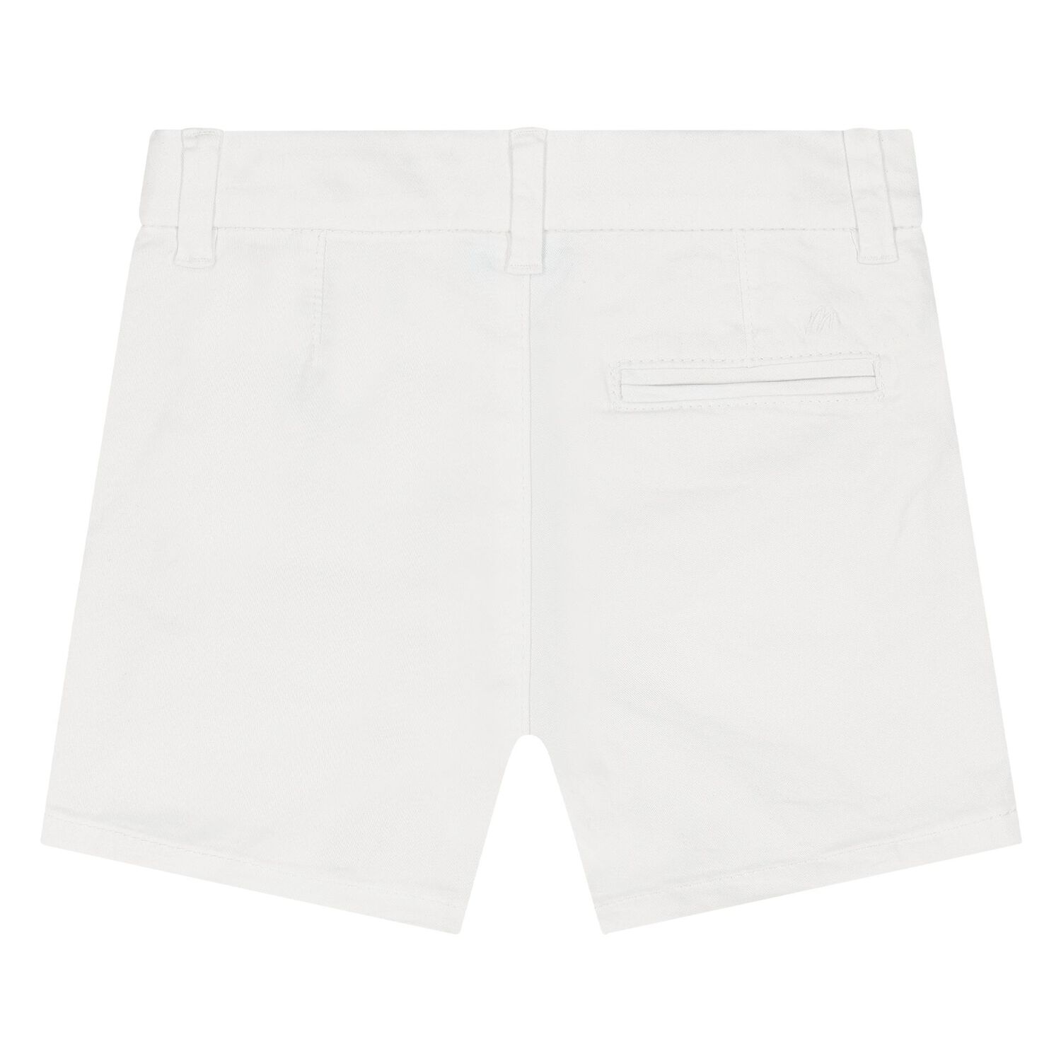 Younger Boys White Shorts, 1, hi-res