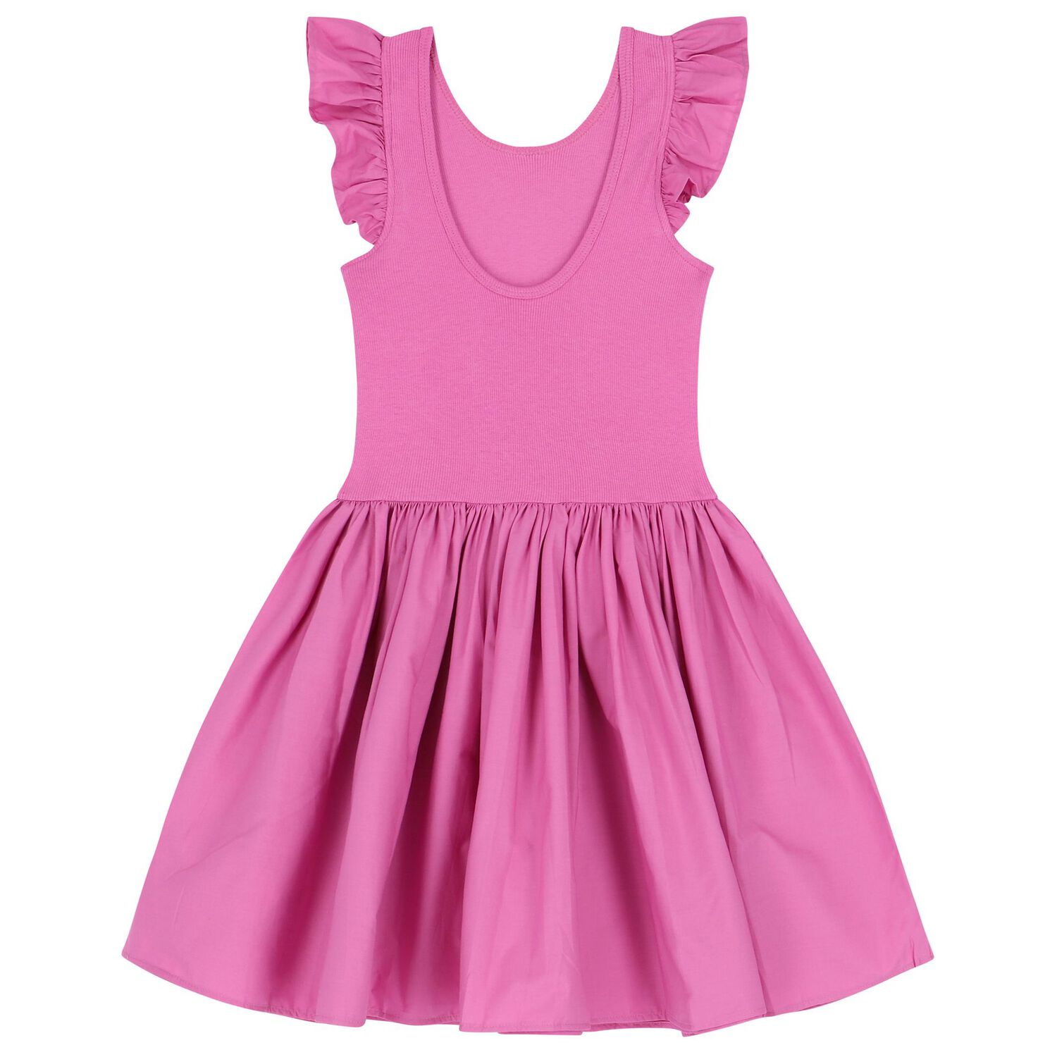 Girls Purple Ruffle Cloudia Dress, 4, hi-res